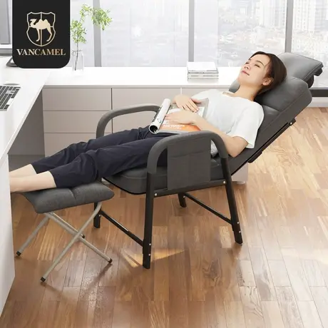 折叠躺椅午休办公室午睡神器多功能躺椅懒人沙发家用宿舍电脑椅子图片