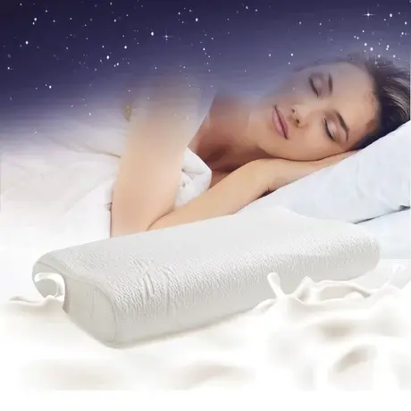 沃购马来西亚原装进口天然乳胶枕头 护颈枕芯 成人乳胶枕商品大图
