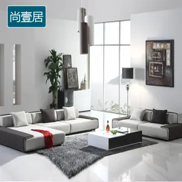 尚壹居 小户型布艺沙发 沙发组合现代简约 客厅转角品牌沙发 810图片
